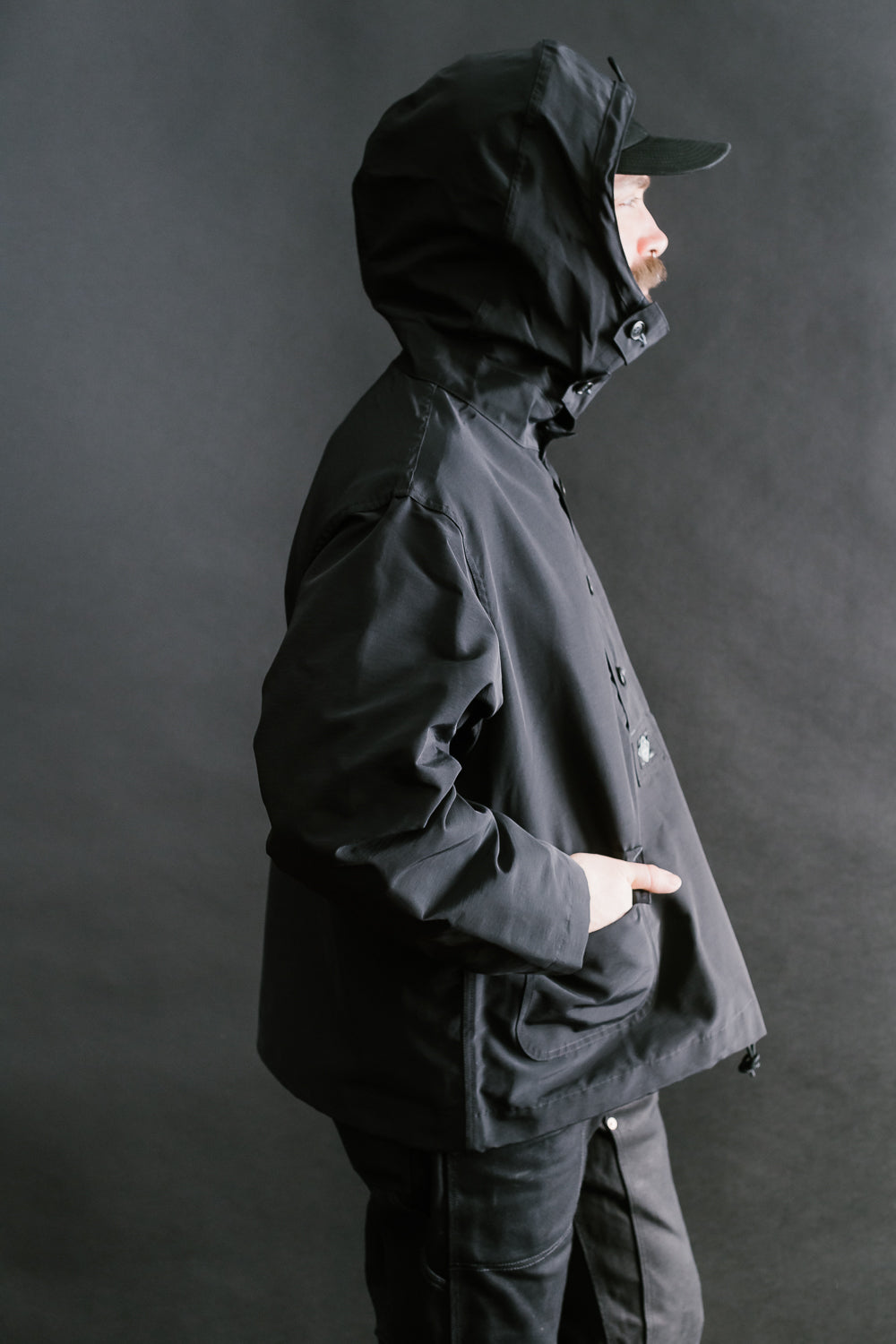 1105-SFB - NAVY Parka 60/40 - Black