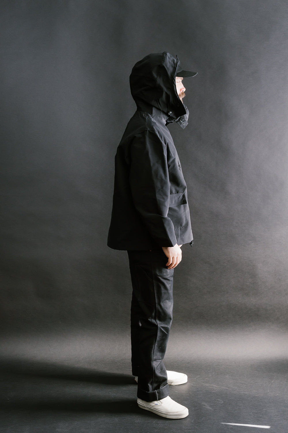 1105-SFB - NAVY Parka 60/40 - Black