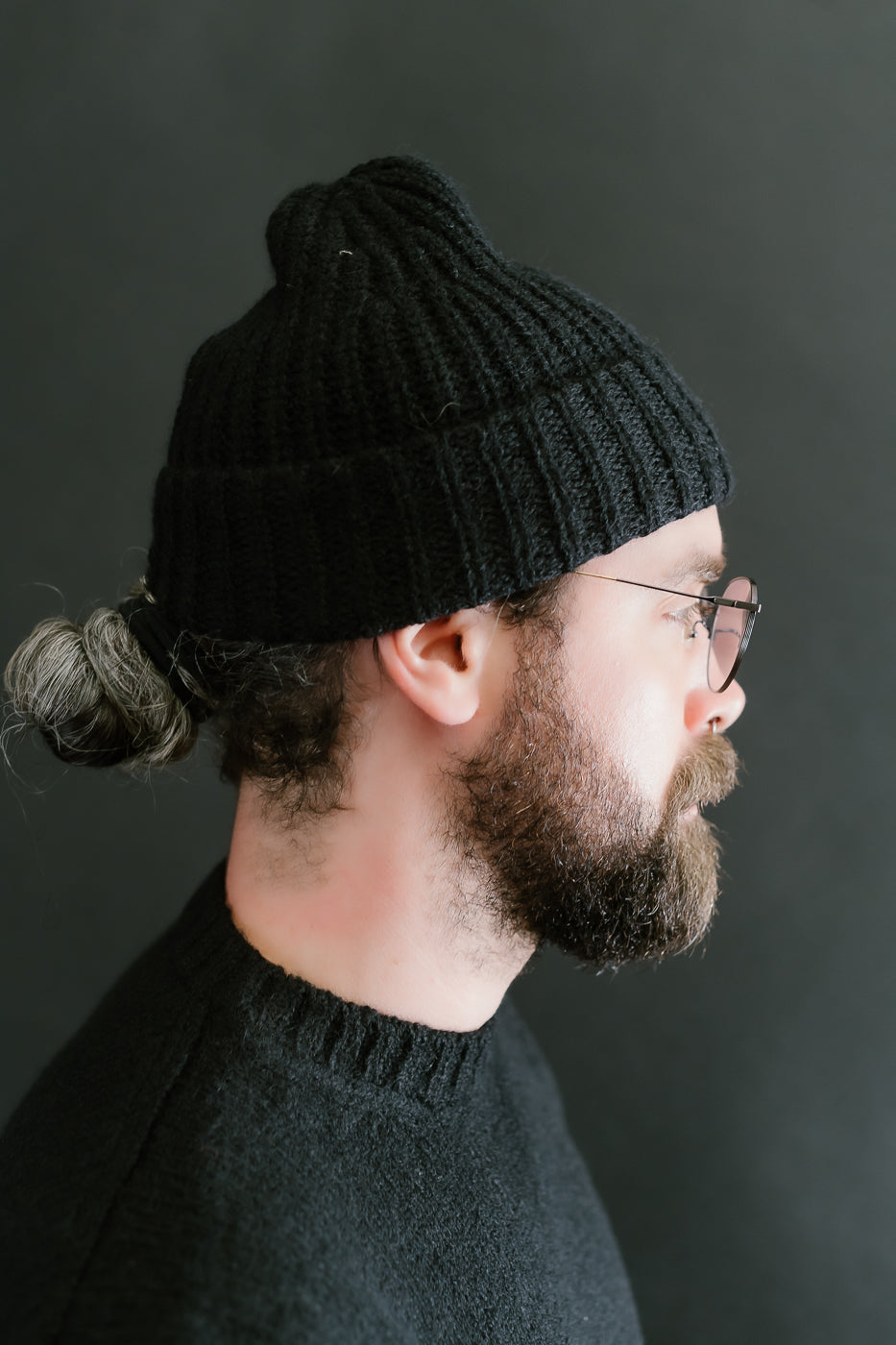 Alpaca Watch Cap - Black