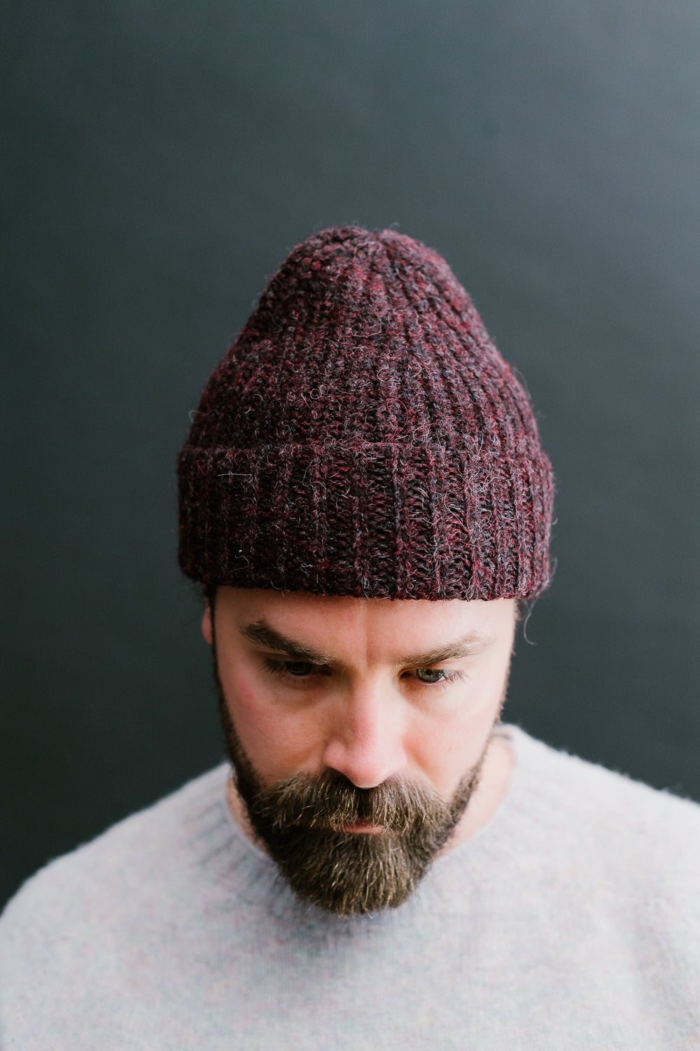 Alpaca Watch Cap - Bordeaux