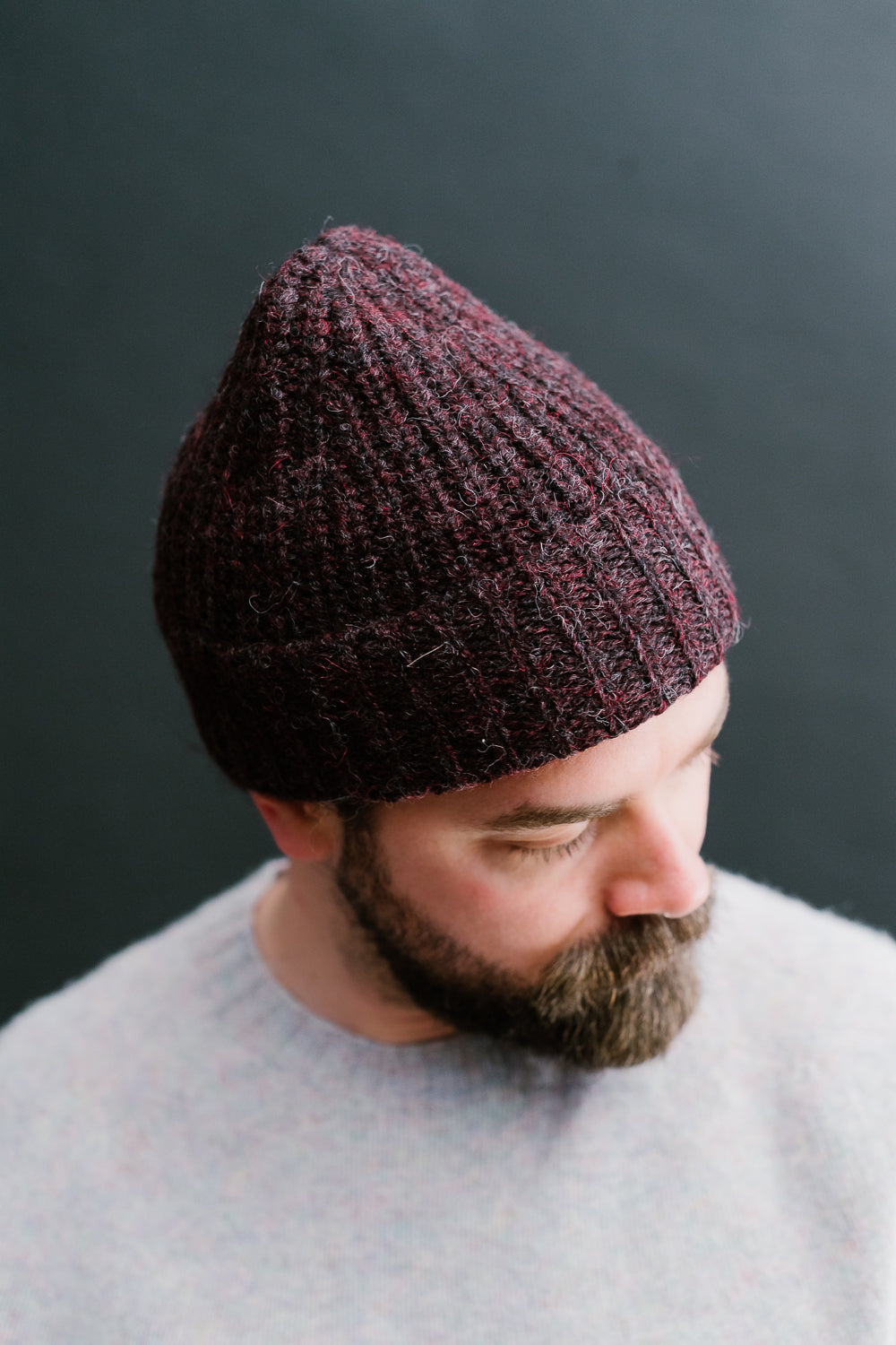 Alpaca Watch Cap - Bordeaux