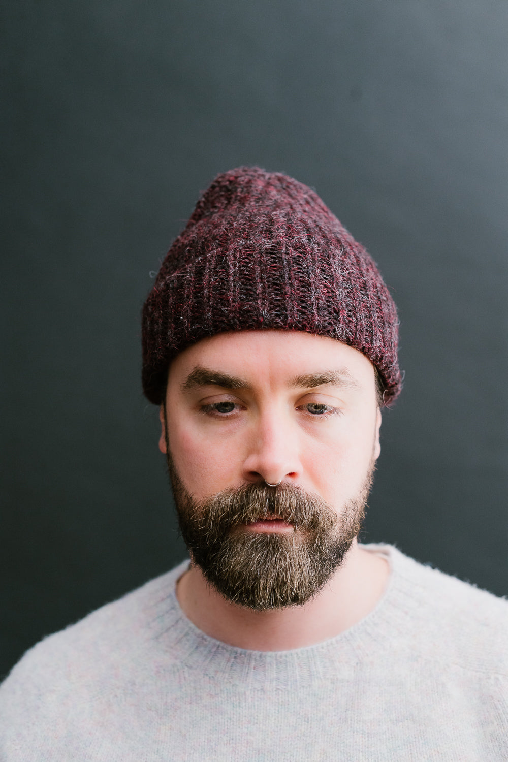 Alpaca Watch Cap - Bordeaux