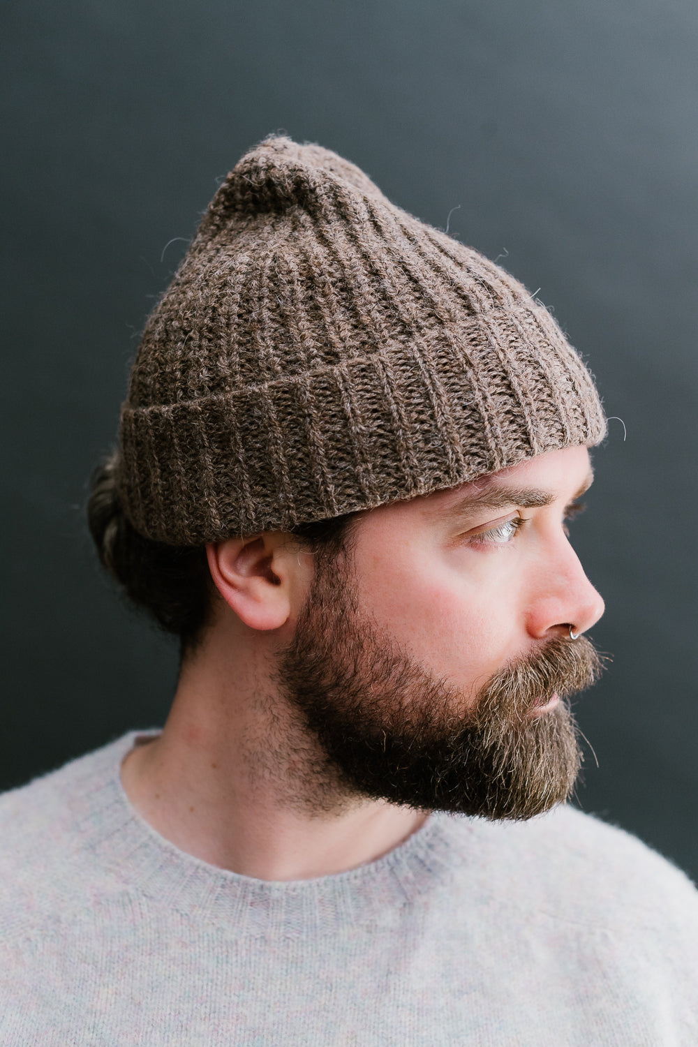 Alpaca Watch Cap - Oak