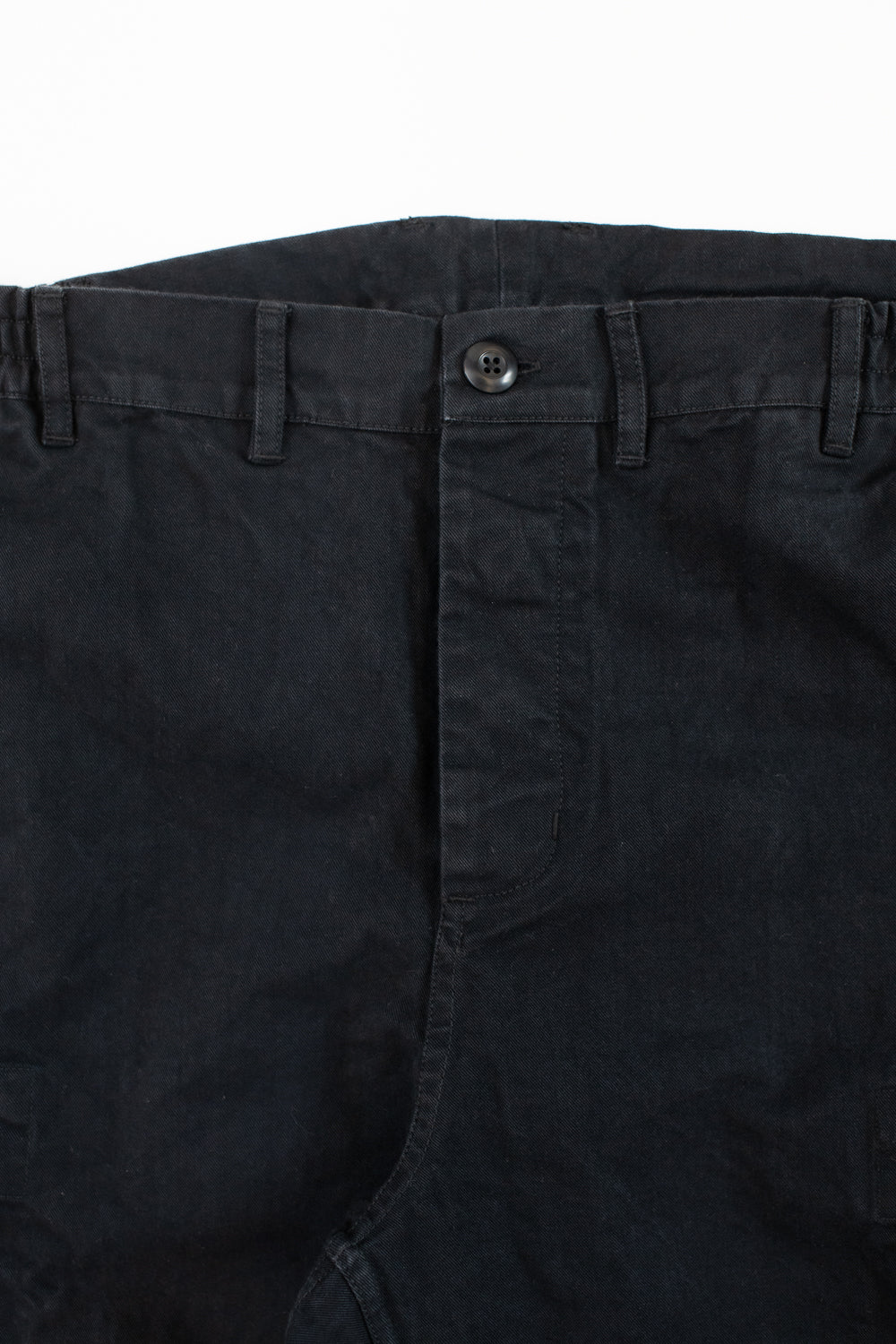 Cargo Pant Twill - Washed Black