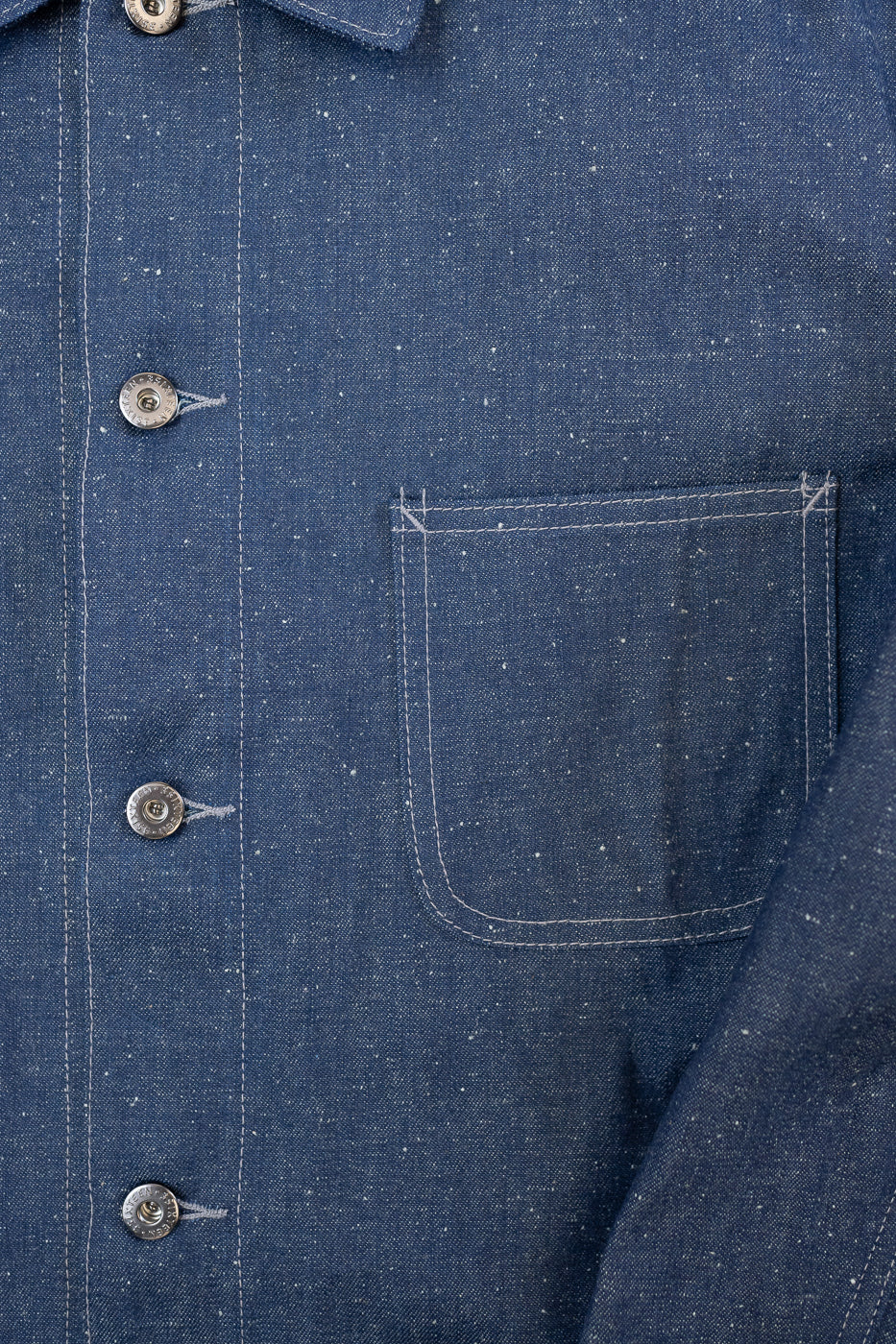 Chore Jacket Nep Denim - Indigo