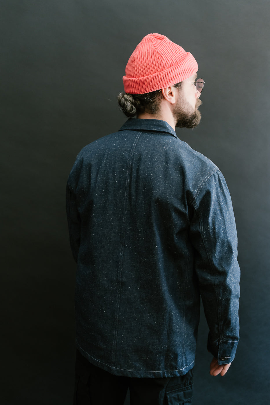 Chore Jacket Nep Denim - Indigo