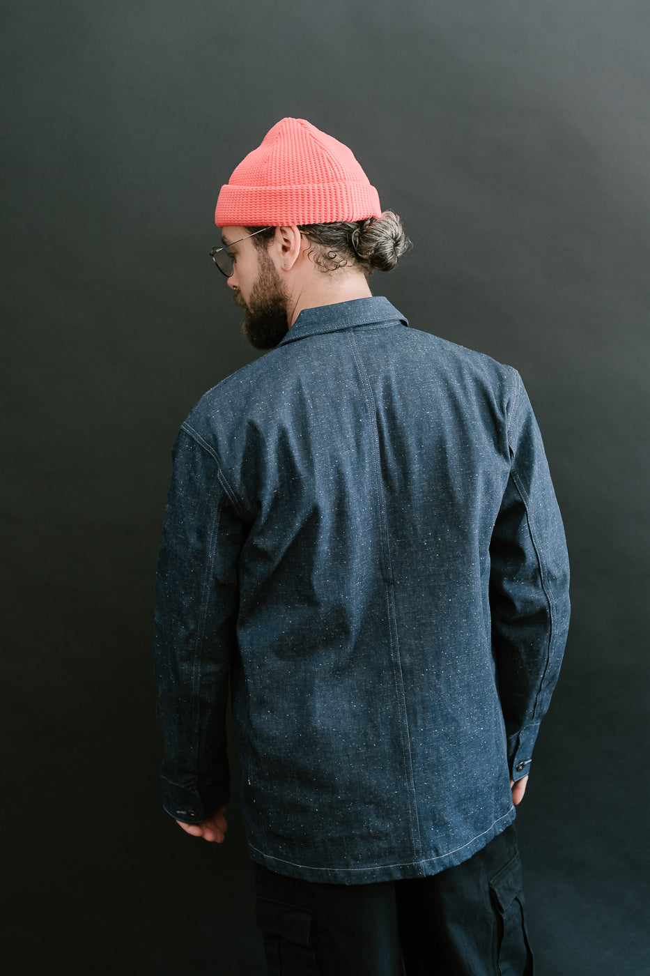 Chore Jacket Nep Denim - Indigo