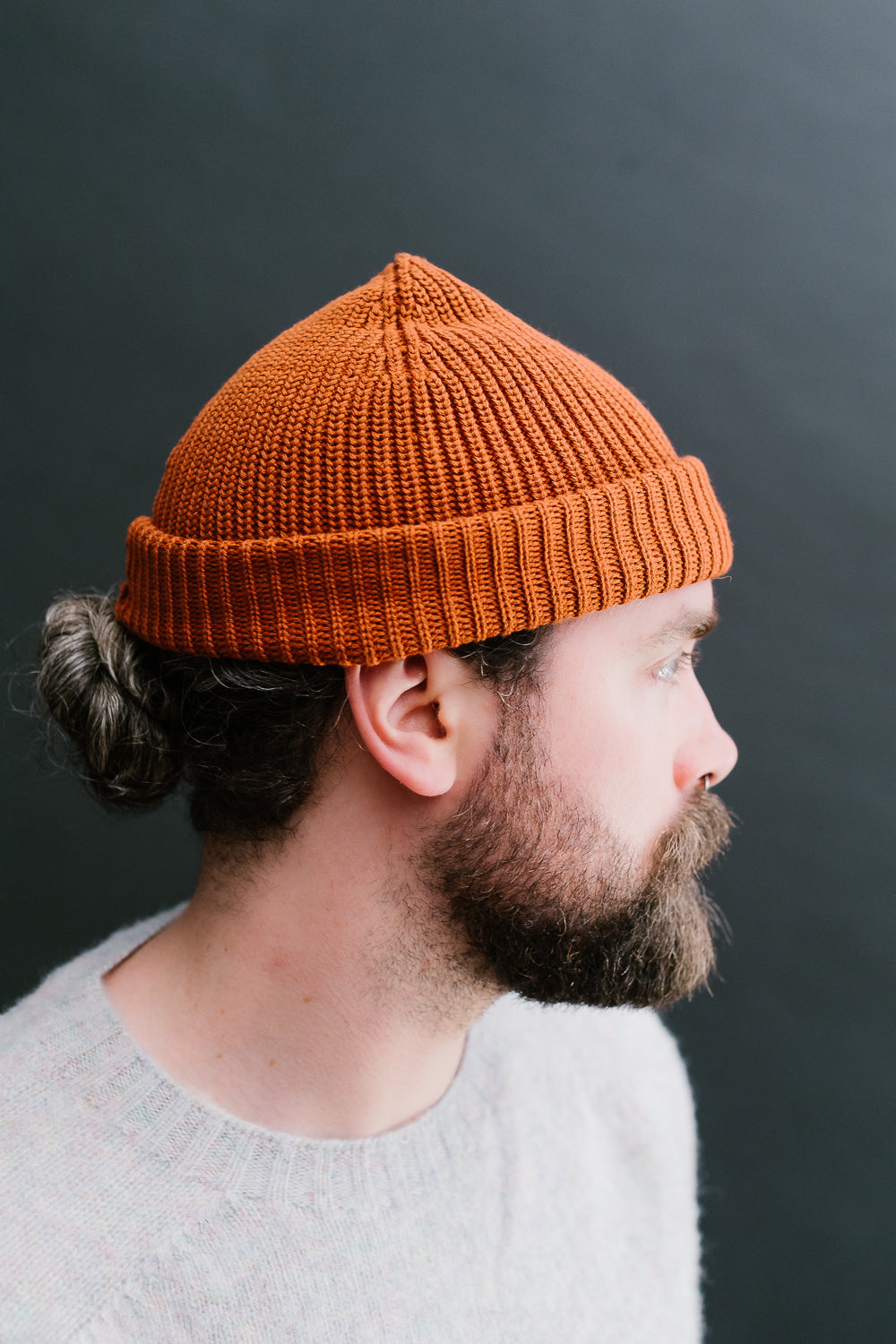 Cotton Watch Cap - Rust