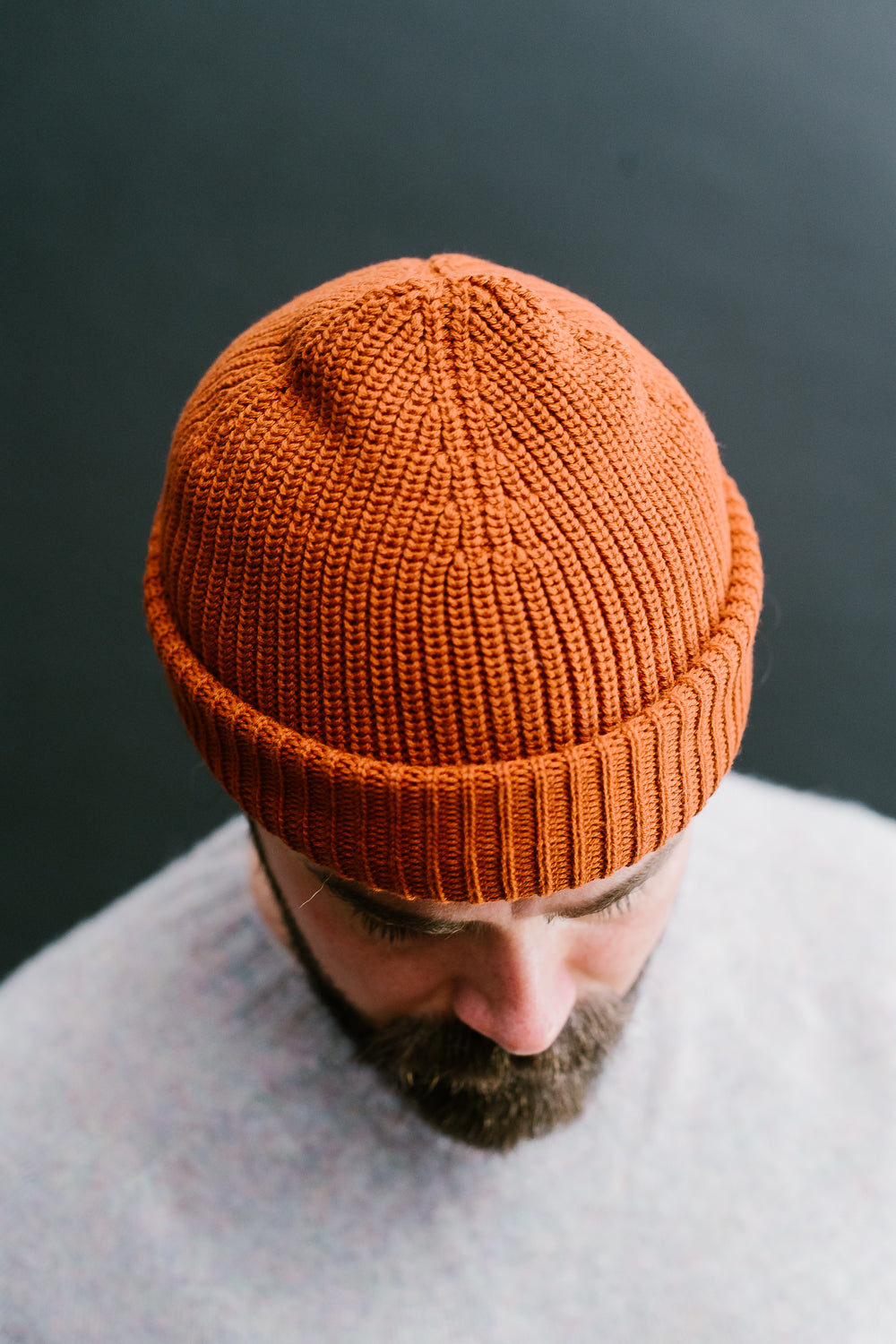 Cotton Watch Cap - Rust