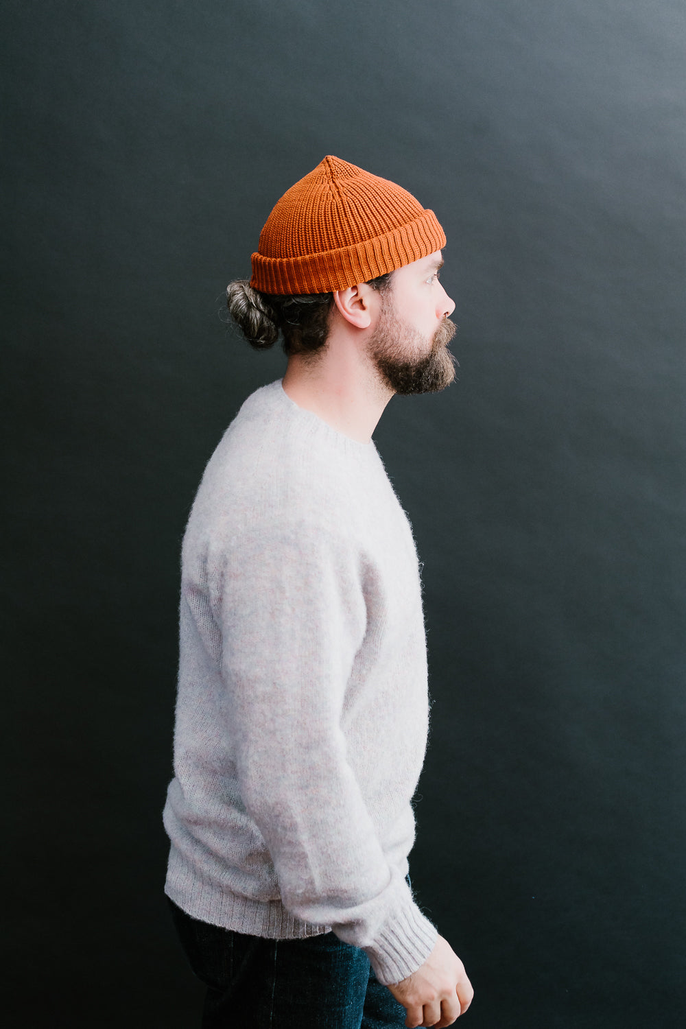 Cotton Watch Cap - Rust