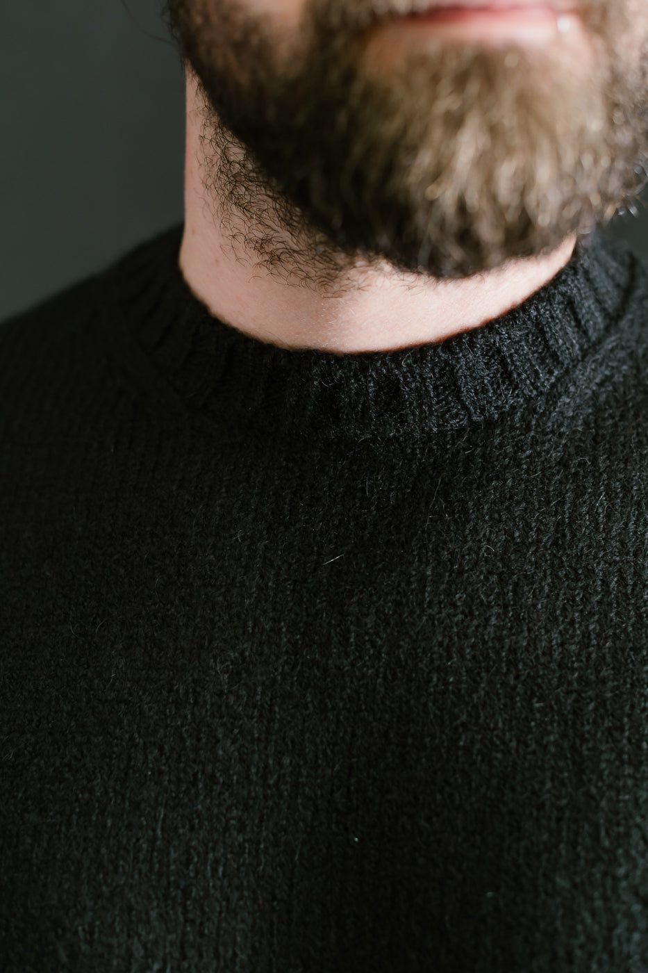 Crewneck Sweater Alpaca - Black