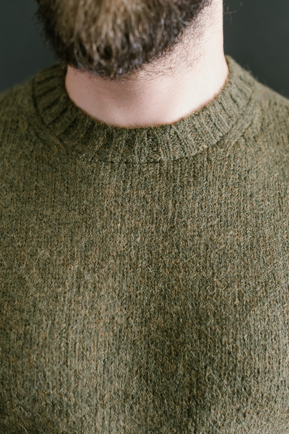 Crewneck Sweater Alpaca - Forest