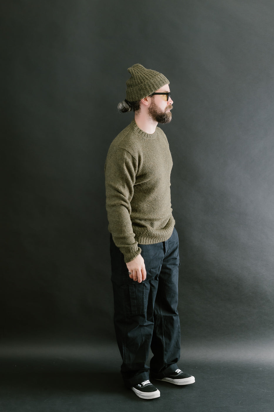 Crewneck Sweater Alpaca - Forest