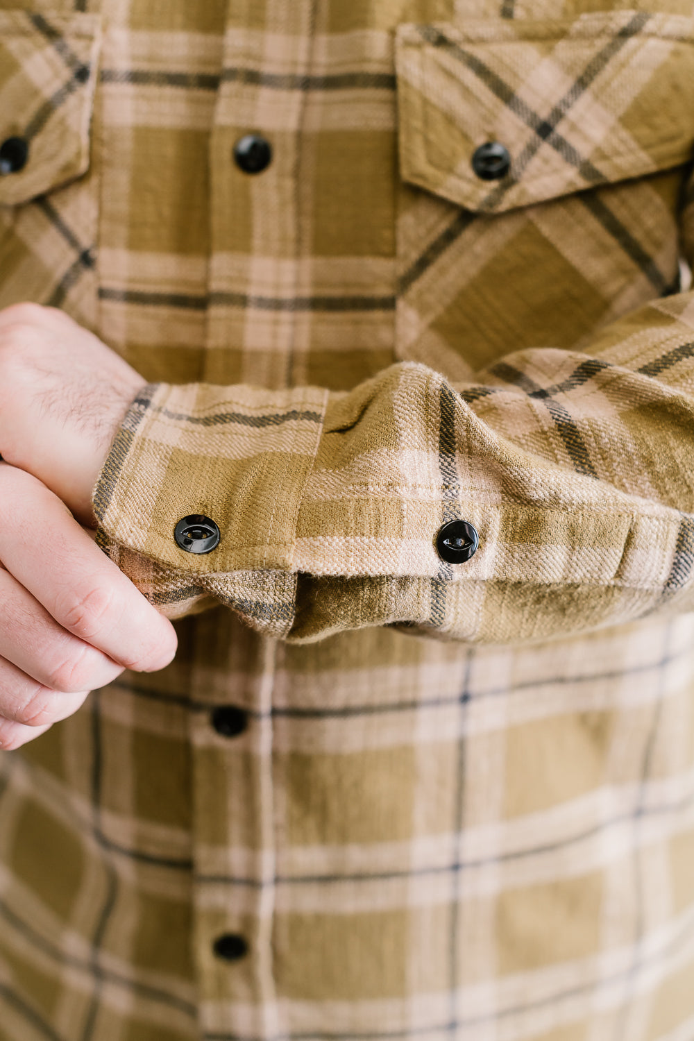 Crosscut Flannel - Coyote