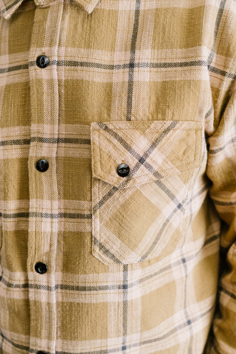 Crosscut Flannel - Coyote