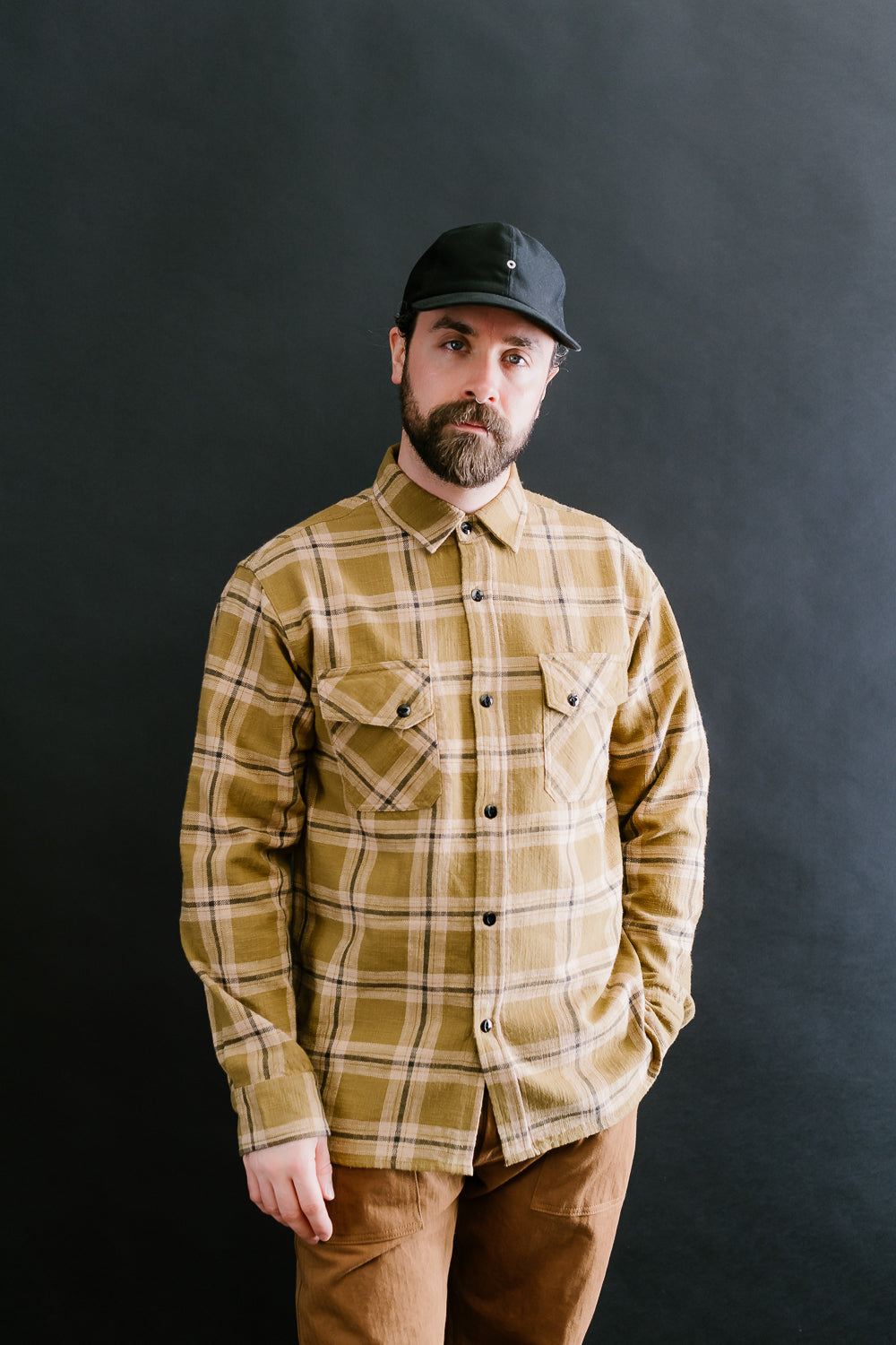 Crosscut Flannel - Coyote