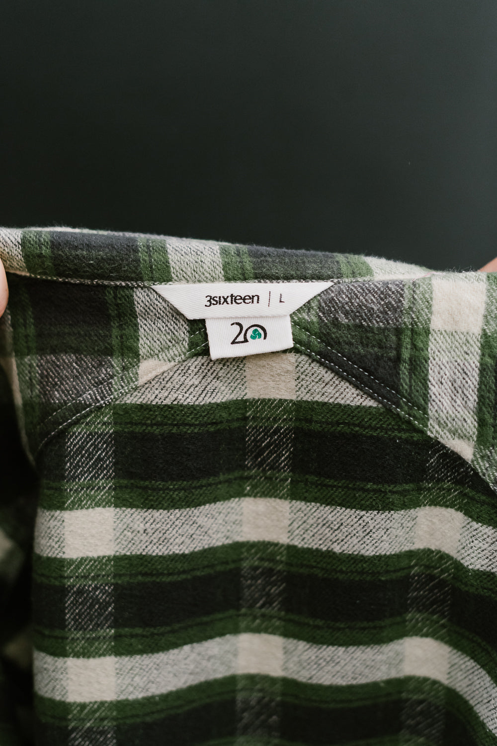 Crosscut Flannel - Emerald Shaggy Check