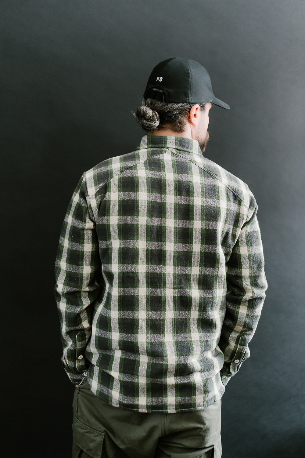 Crosscut Flannel - Emerald Shaggy Check