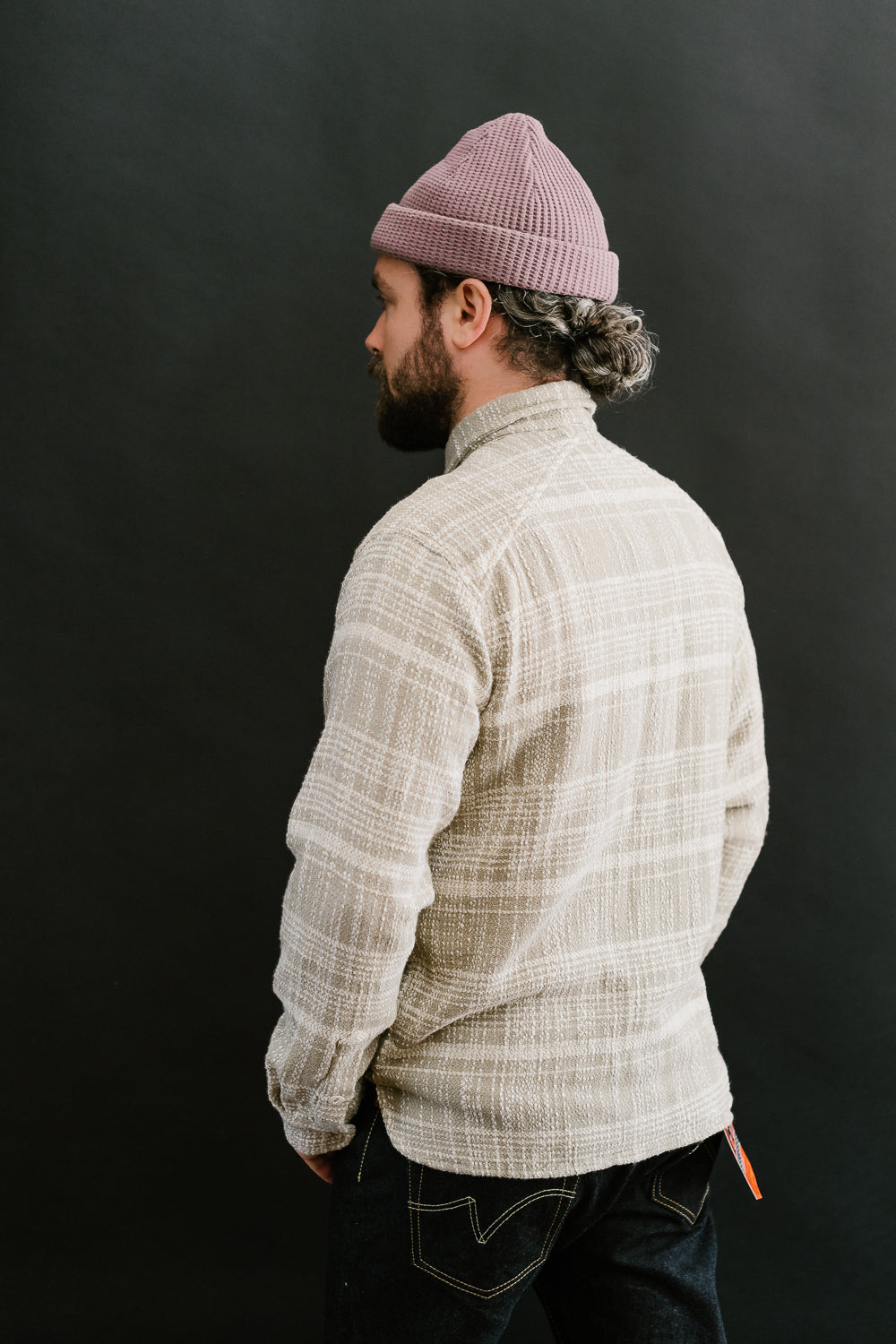 Crosscut Flannel Jacquard - Alabaster