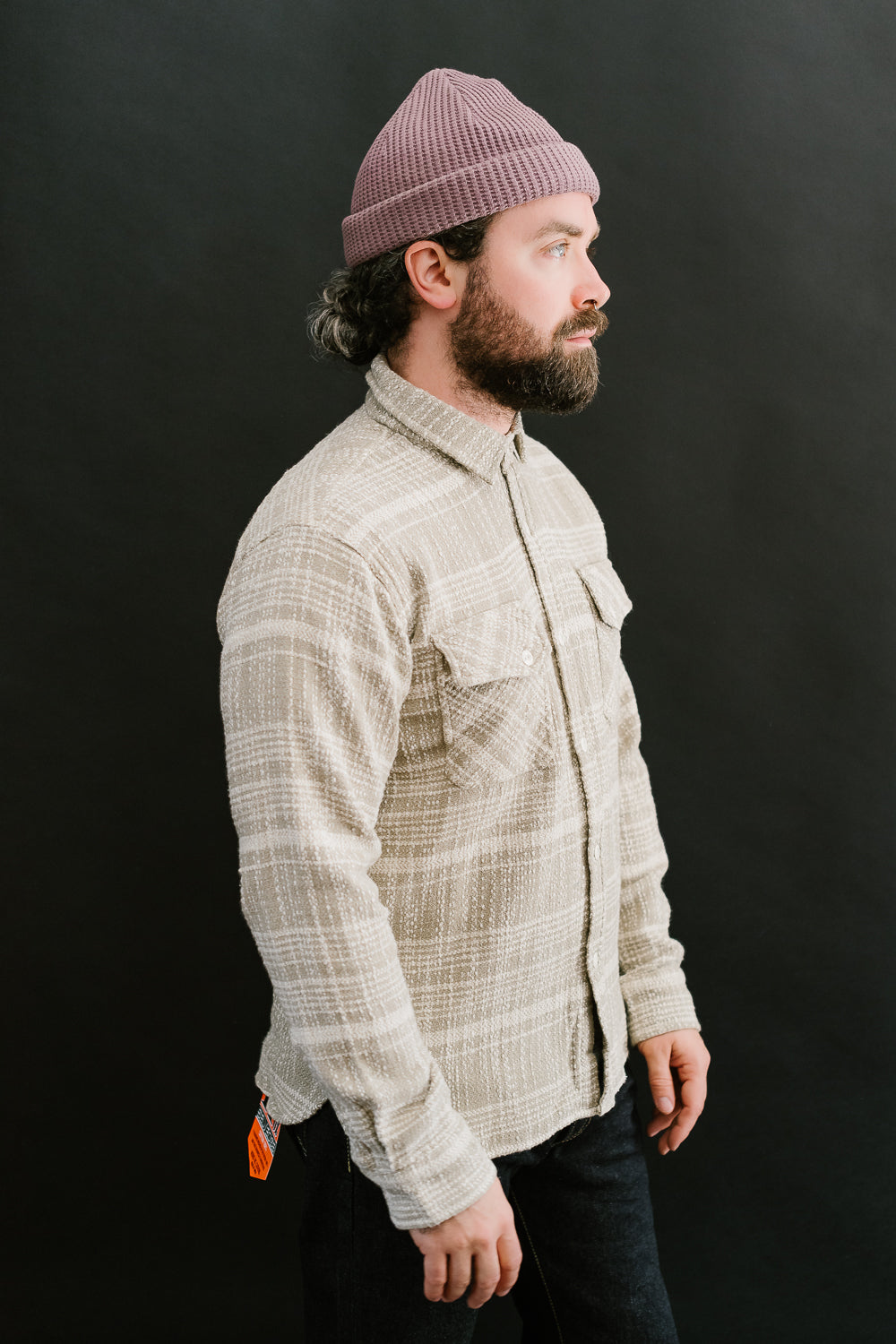 Crosscut Flannel Jacquard - Alabaster