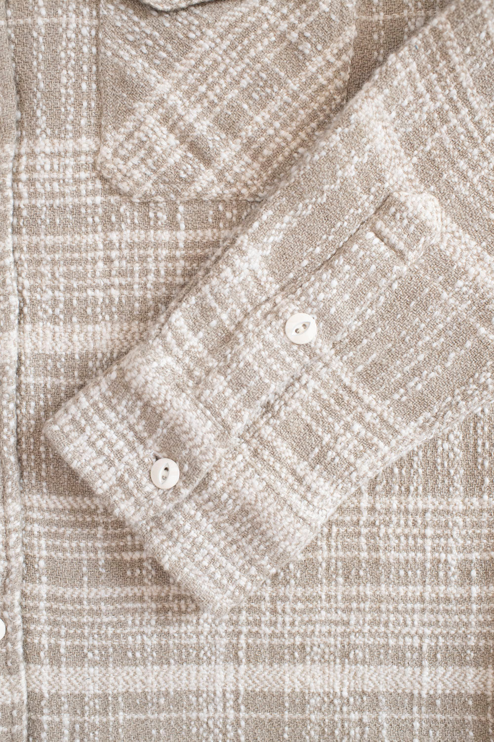 Crosscut Flannel Jacquard - Alabaster