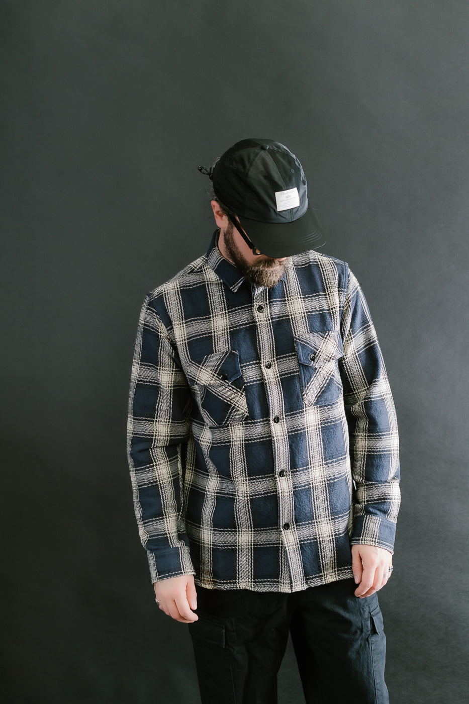 Crosscut Flannel Plaid - Midnight