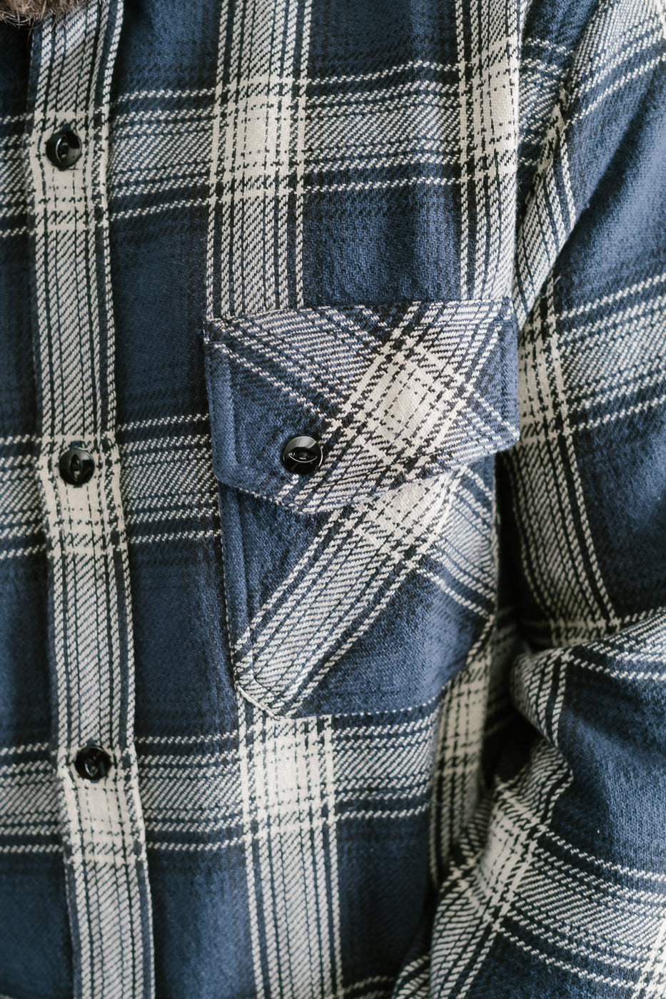 Crosscut Flannel Plaid - Midnight