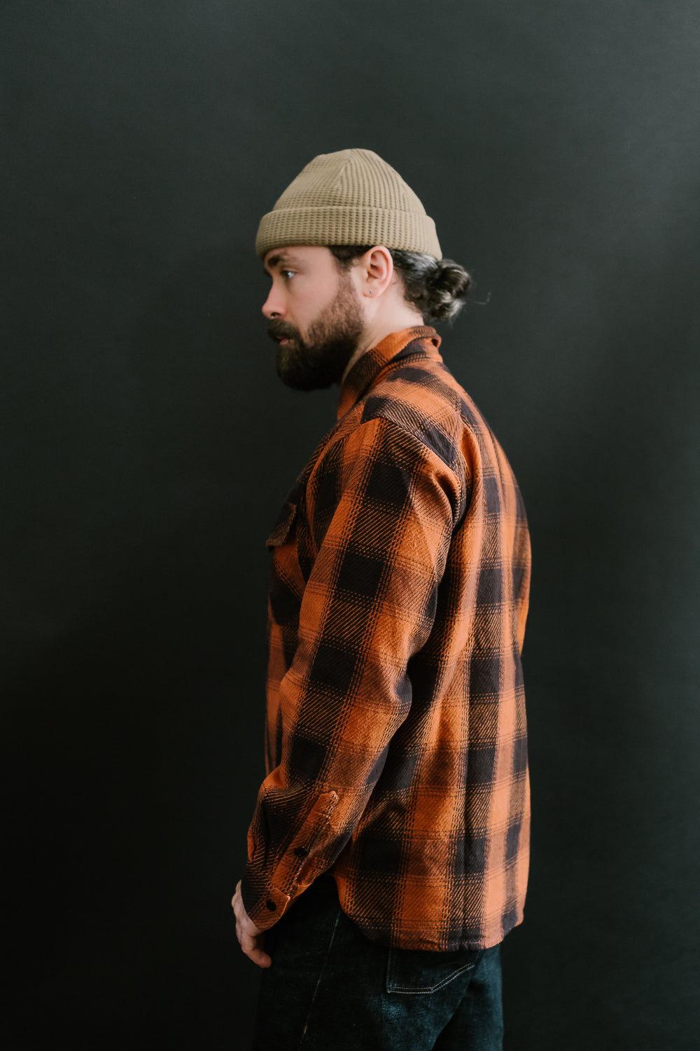 Crosscut Flannel - Rust Twill Plaid