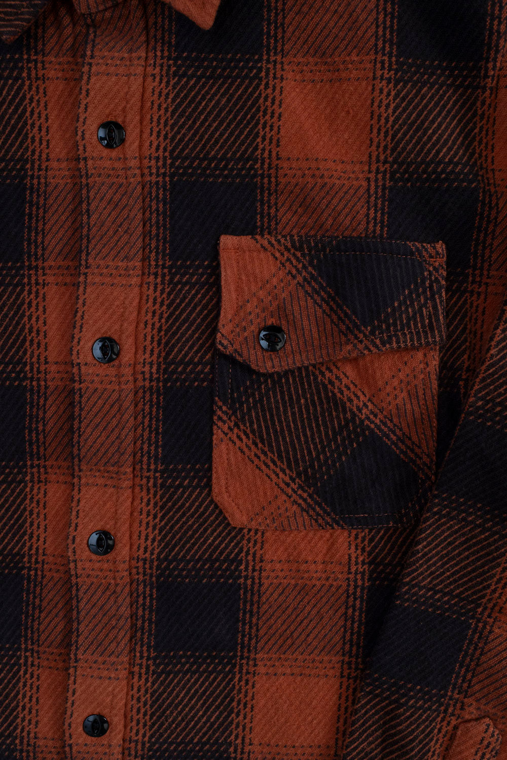 Crosscut Flannel - Rust Twill Plaid