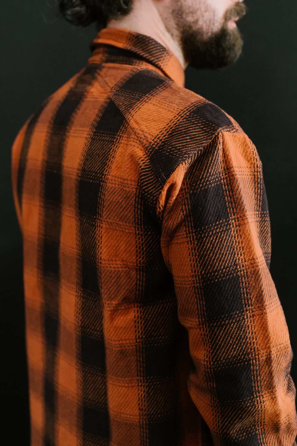 Crosscut Flannel - Rust Twill Plaid