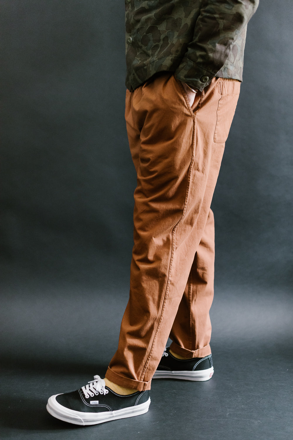 Drawstring Pant - Rust