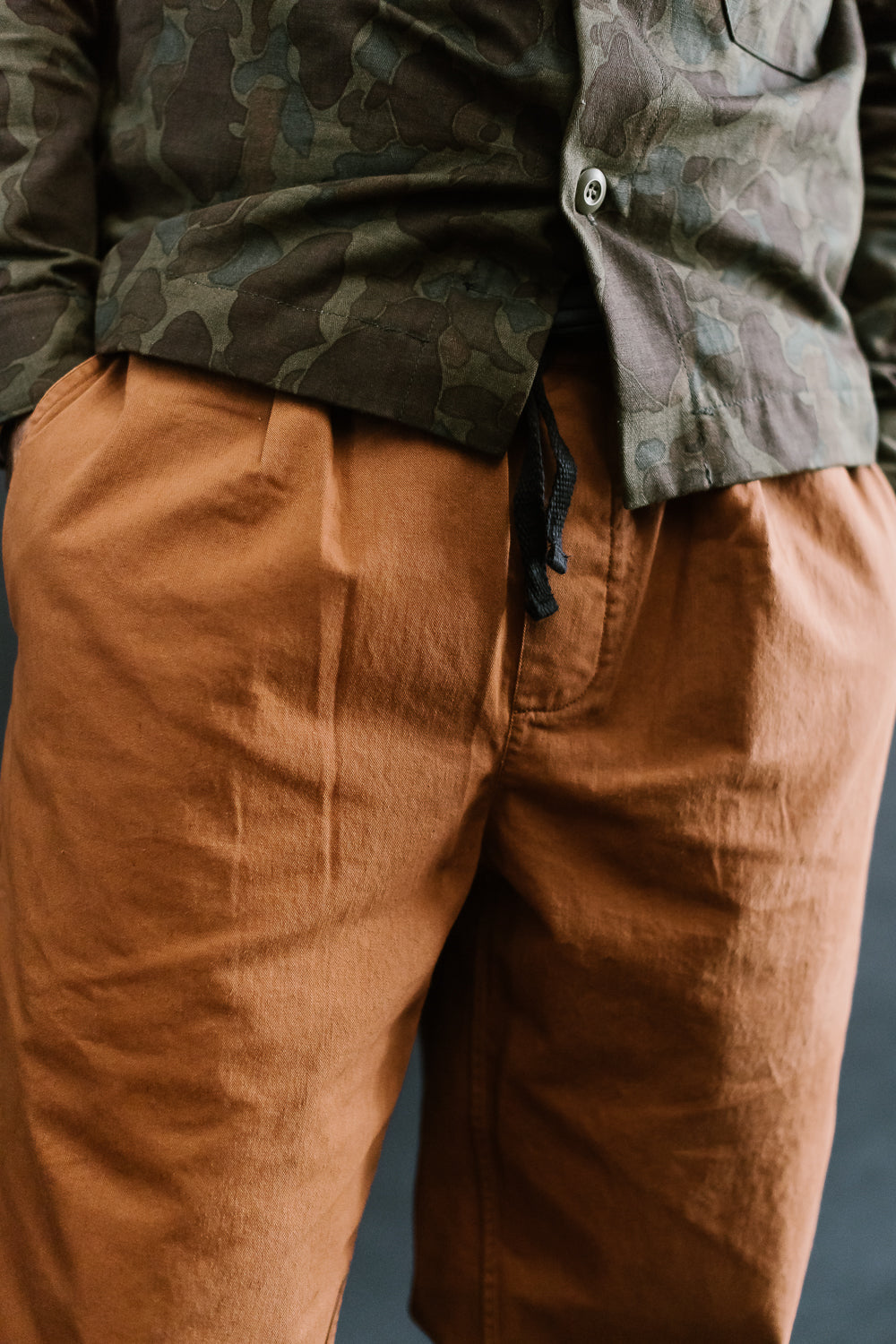 Drawstring Pant - Rust