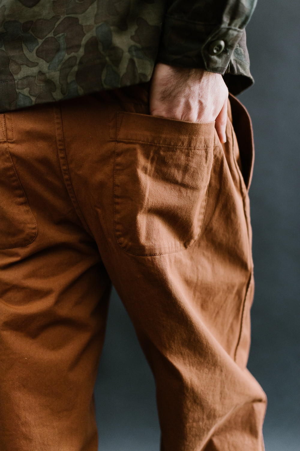 Drawstring Pant - Rust