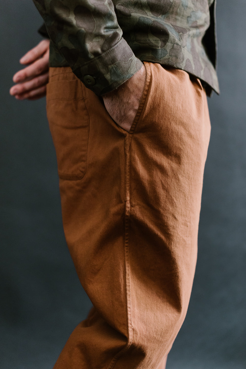 Drawstring Pant - Rust