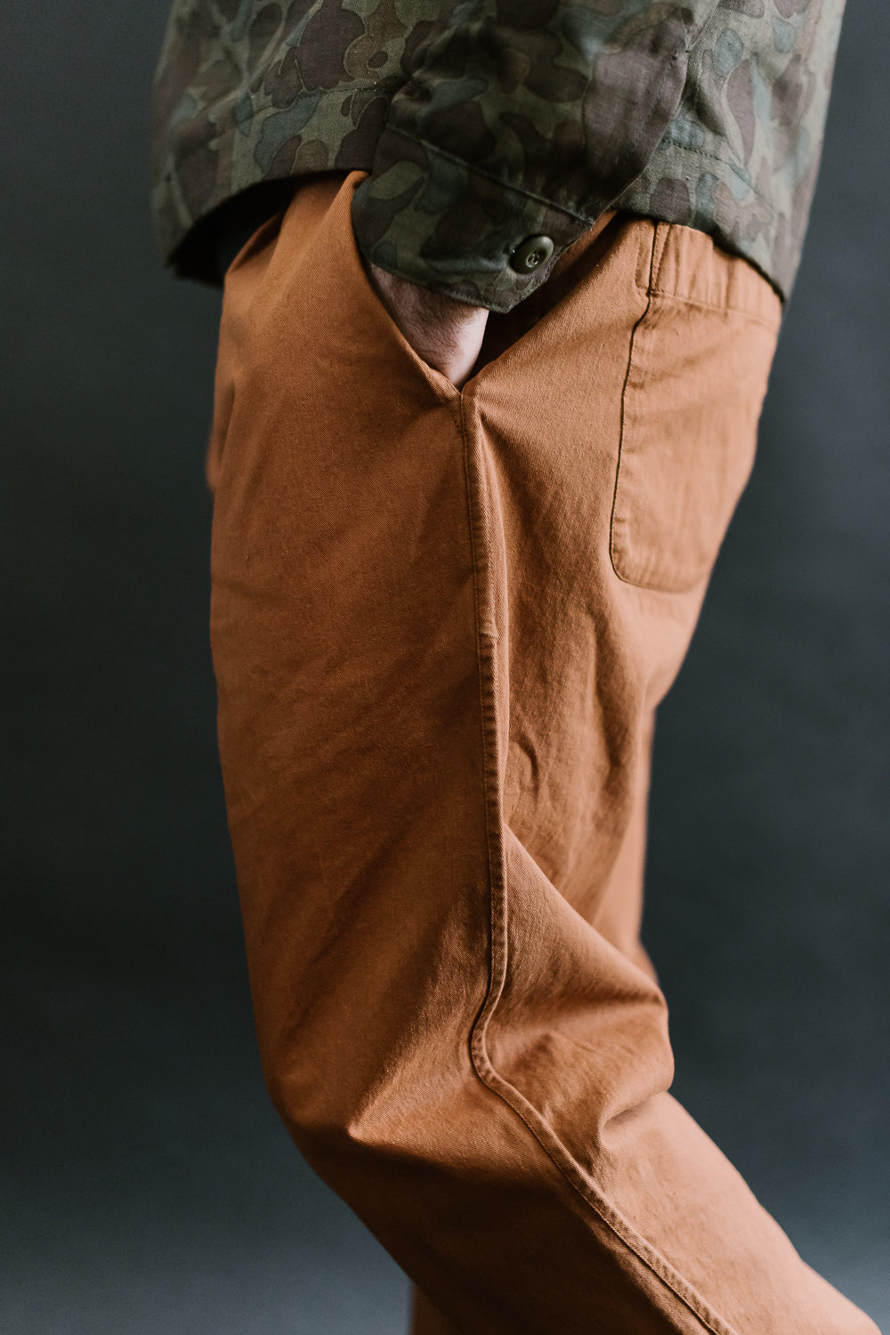 Drawstring Pant - Rust