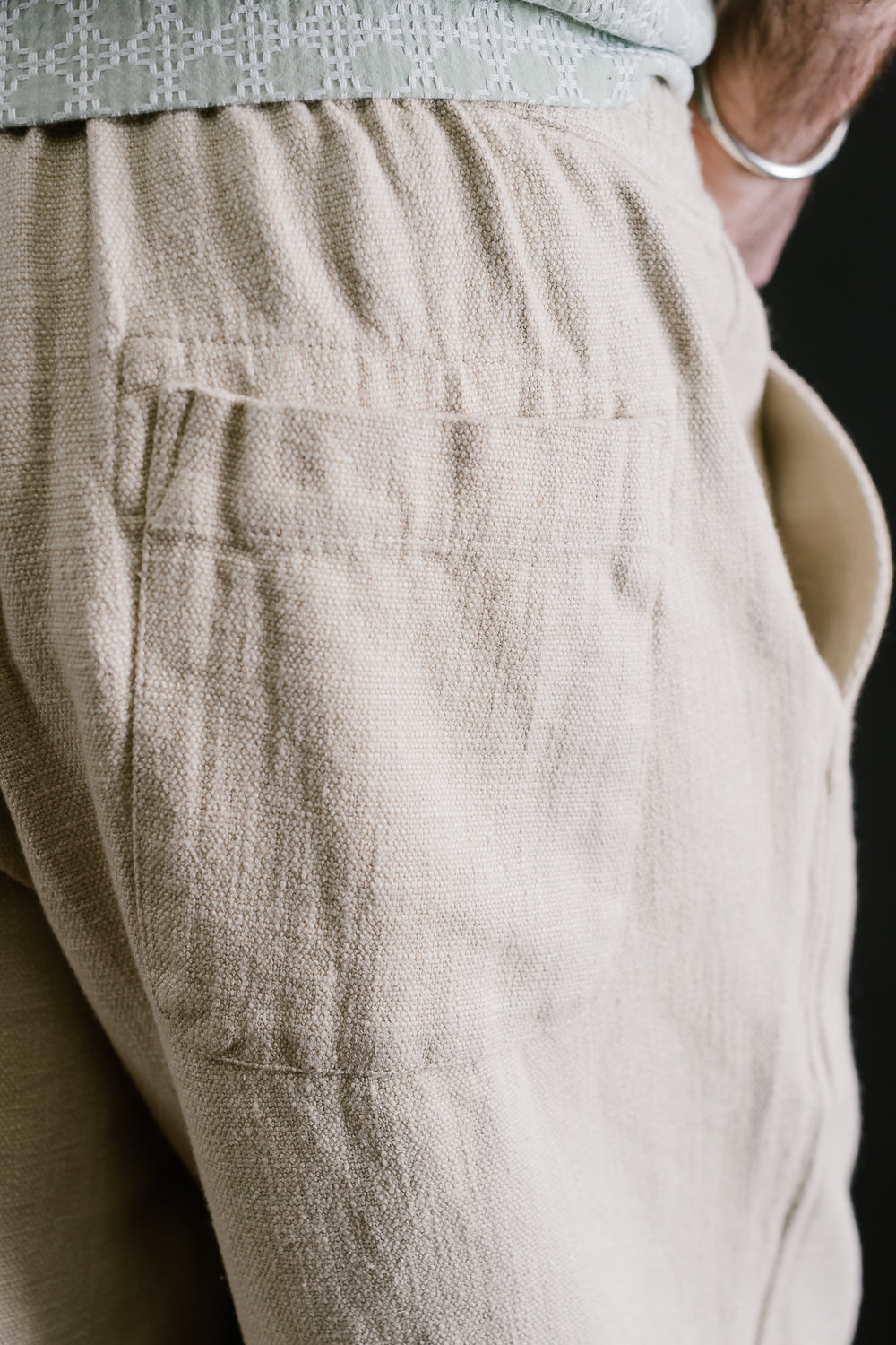 Easy Pant Cotton, Linen - Alabaster