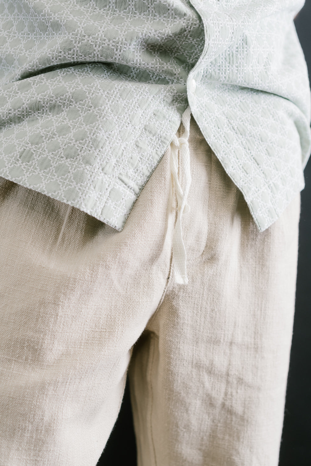 Easy Pant Cotton, Linen - Alabaster