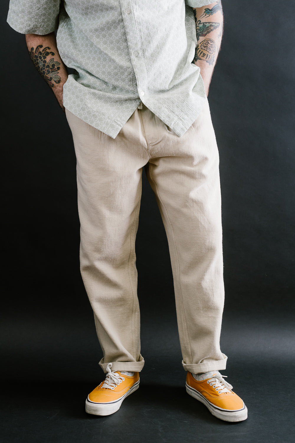 Easy Pant Cotton, Linen - Alabaster