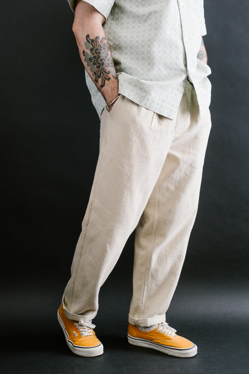 Easy Pant Cotton, Linen - Alabaster