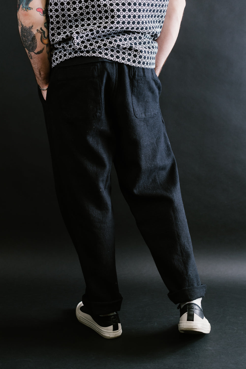 Easy Pant Cotton, Linen - Black