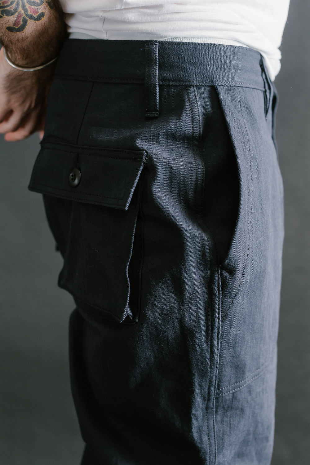 Fatigue Pant Washed HBT - Midnight