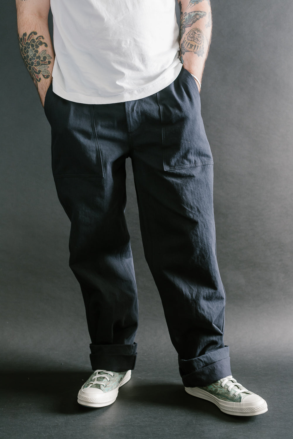 Fatigue Pant Washed HBT - Midnight