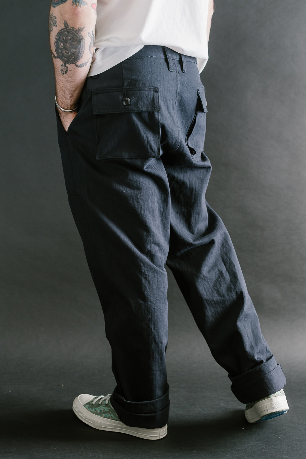 Fatigue Pant Washed HBT - Midnight