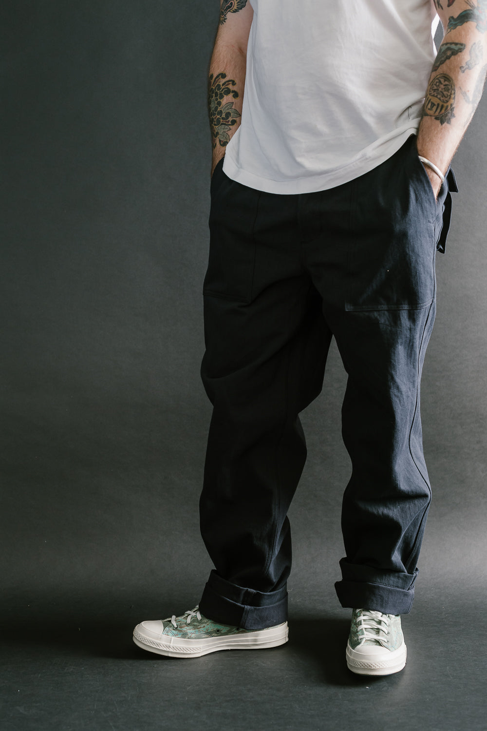 Fatigue Pant Washed HBT - Midnight