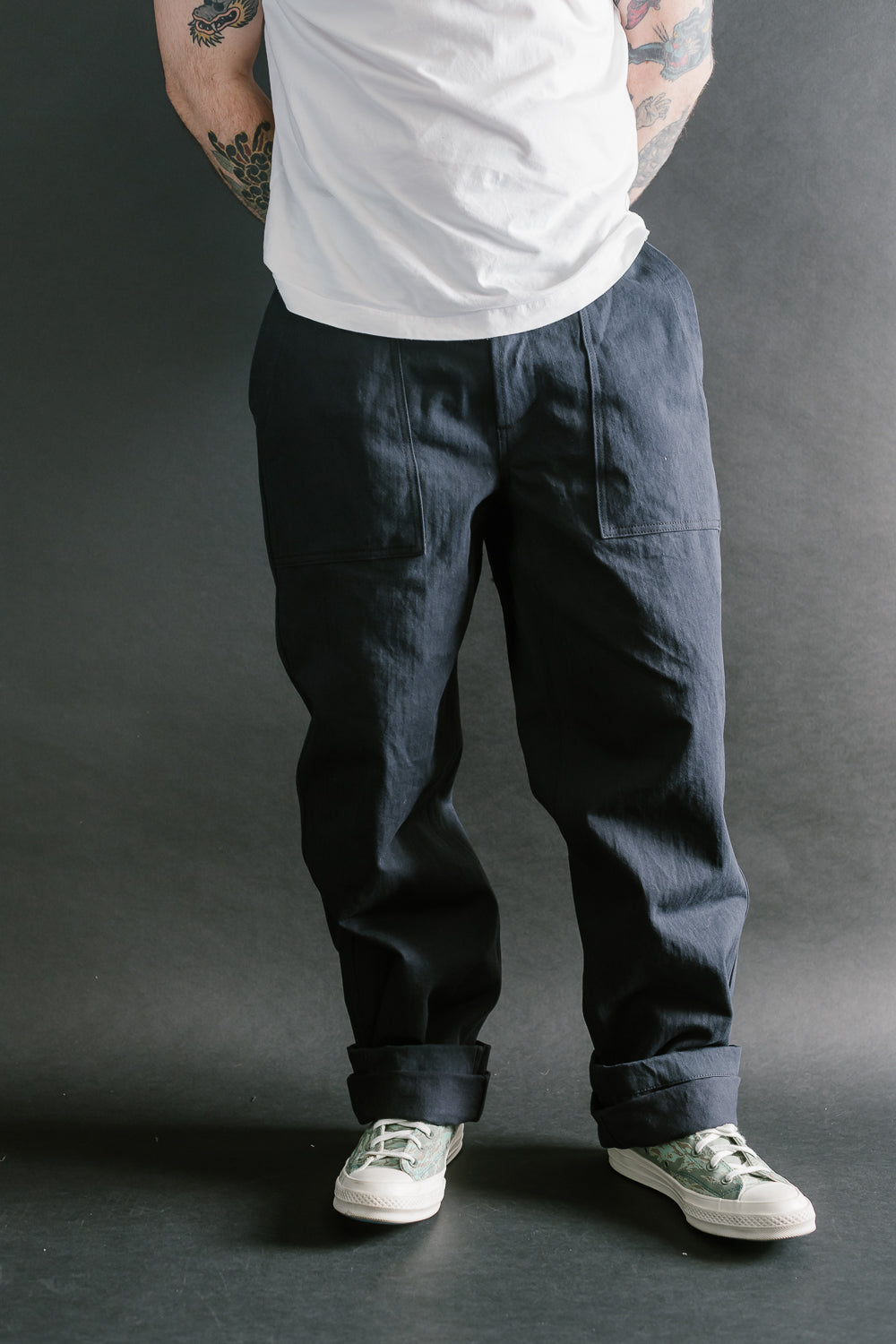 Fatigue Pant Washed HBT - Midnight