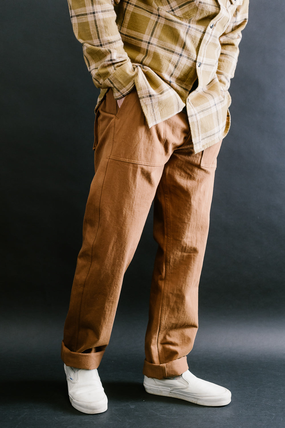 Fatigue Pant Washed HBT - Rust