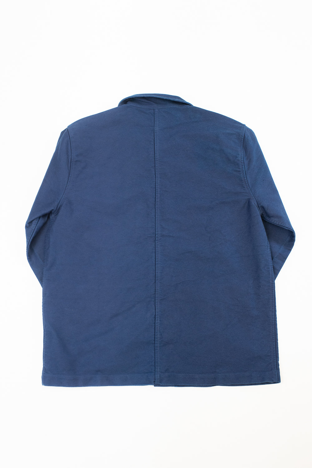 French Work Jacket Moleskin - Washed Indigo