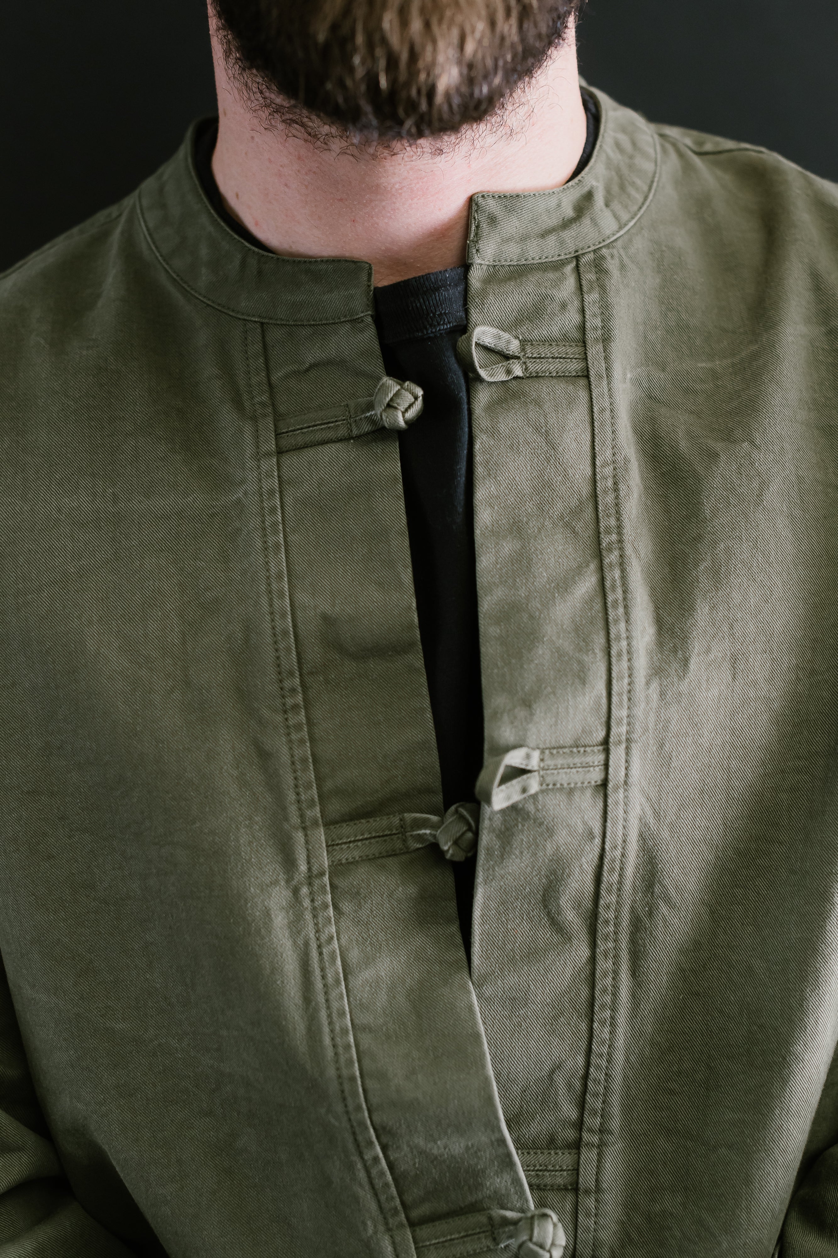 Kung Fu Jacket - Olive Twill