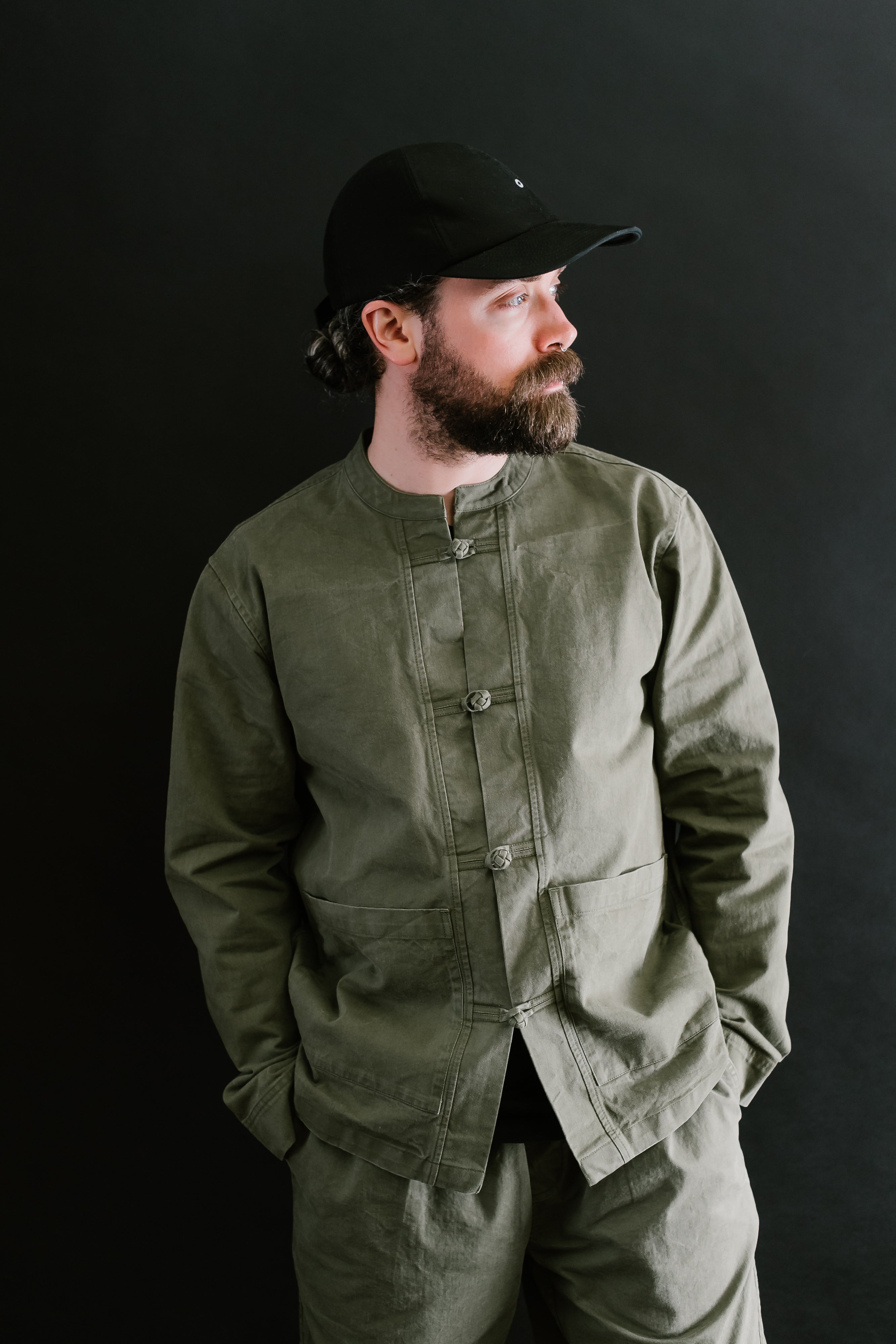 Kung Fu Jacket - Olive Twill