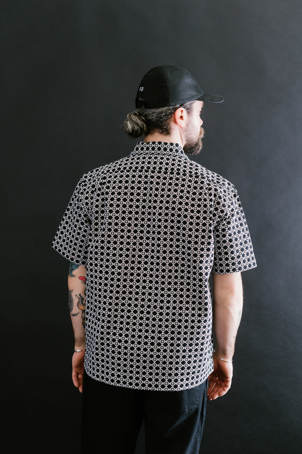 Resort Shirt - Black Rattan